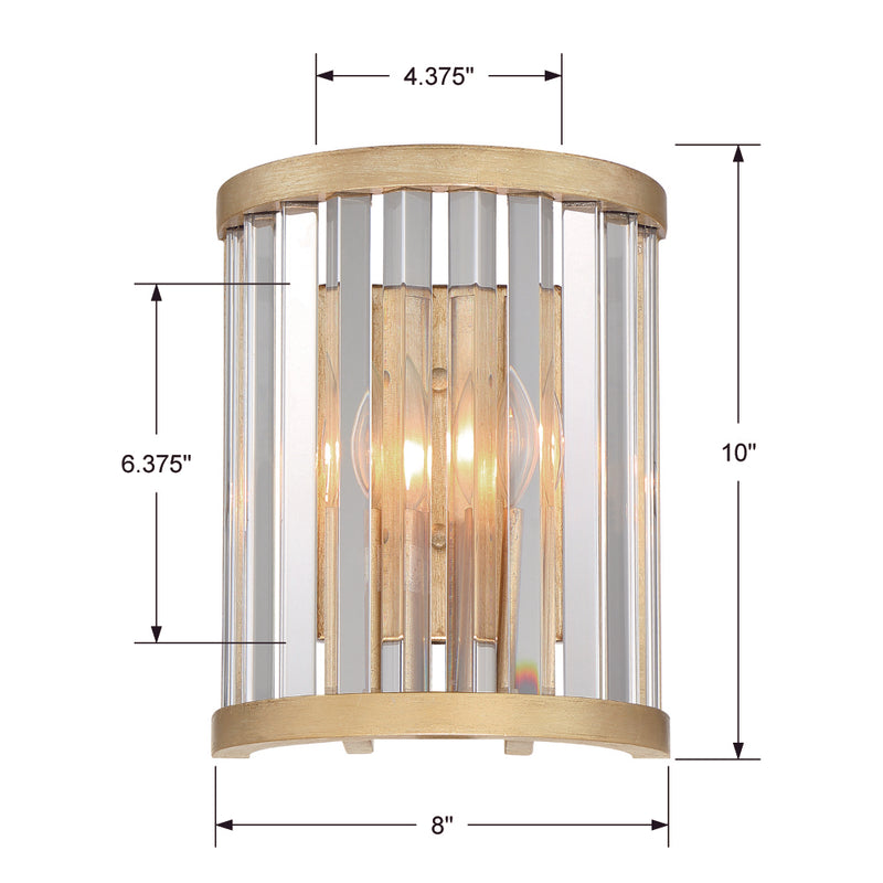 Crystorama Darcy Wall Sconce