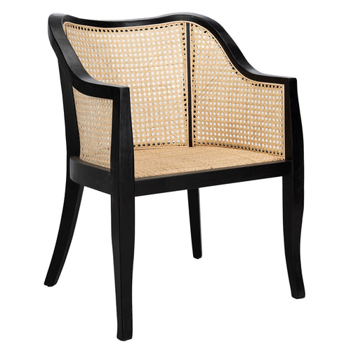 Weitzman Natural Cane Dining Chair