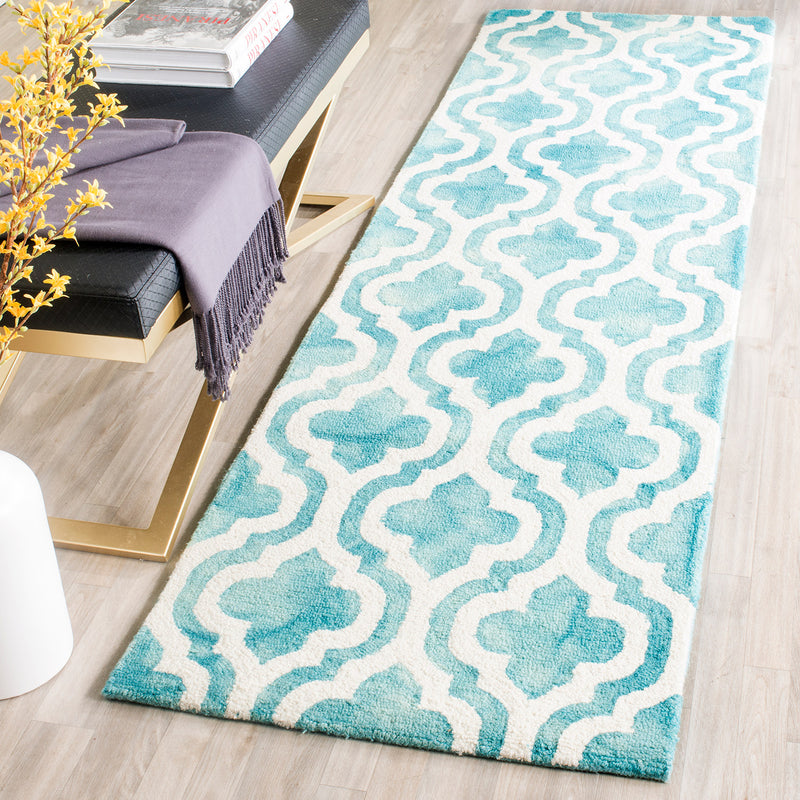 Dip Dye Moroccan Tile Hand Tufted Rug