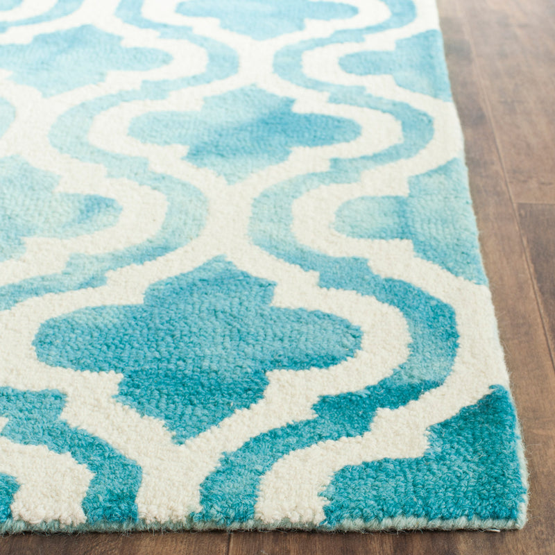 Dip Dye Moroccan Tile Hand Tufted Rug