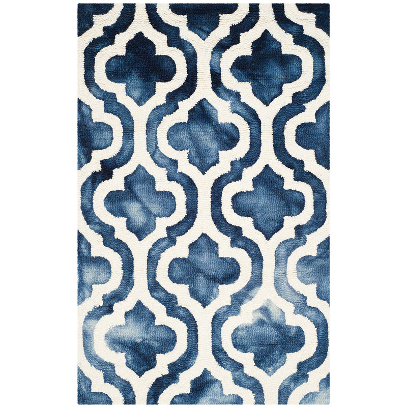 Dip Dye Moroccan Tile Hand Tufted Rug