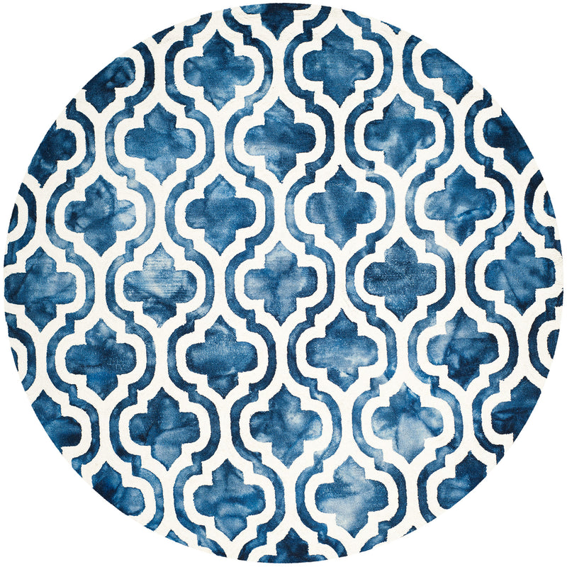 Dip Dye Moroccan Tile Hand Tufted Rug