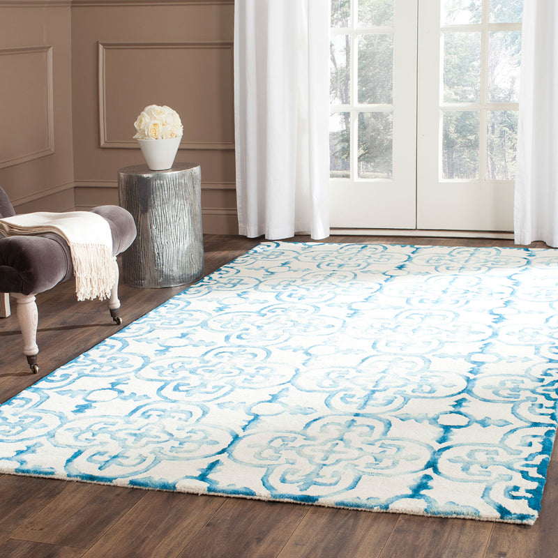 Dip Dye Mosaic Hand Tufted Rug