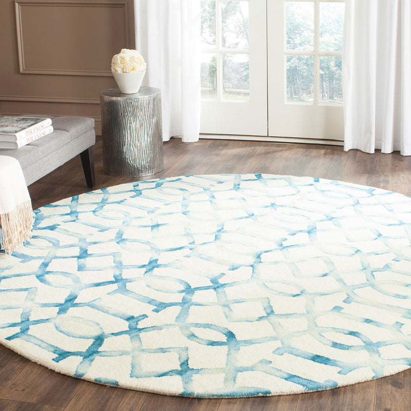 Dip Dye Geo Hand Tufted Rug