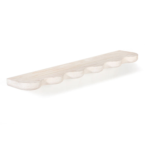 Union Home Swirl White Wall Shelf