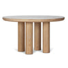 Union Home Pillar Round Dining Table