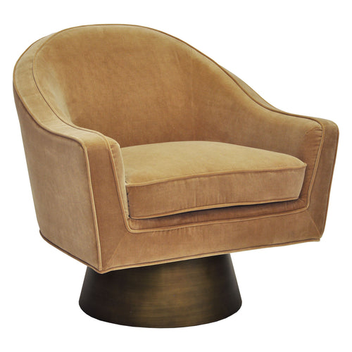 Worlds Away Dominic Swivel Chair