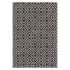 Loloi Dorado Beige/Expresso Hand Stitched Leather Rug