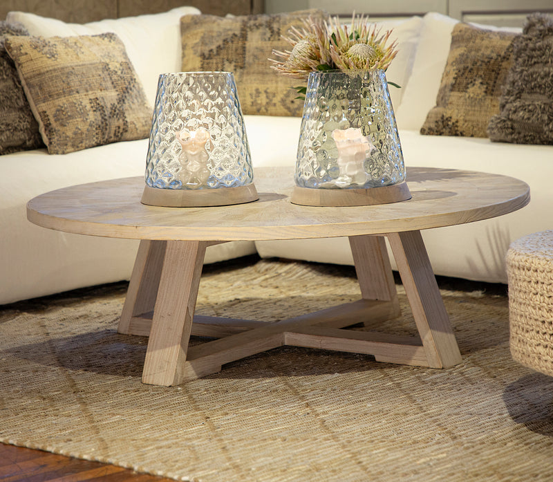 Evan Pedestal Coffee Table