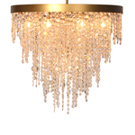 Eli Crystal Waterfall Chandelier