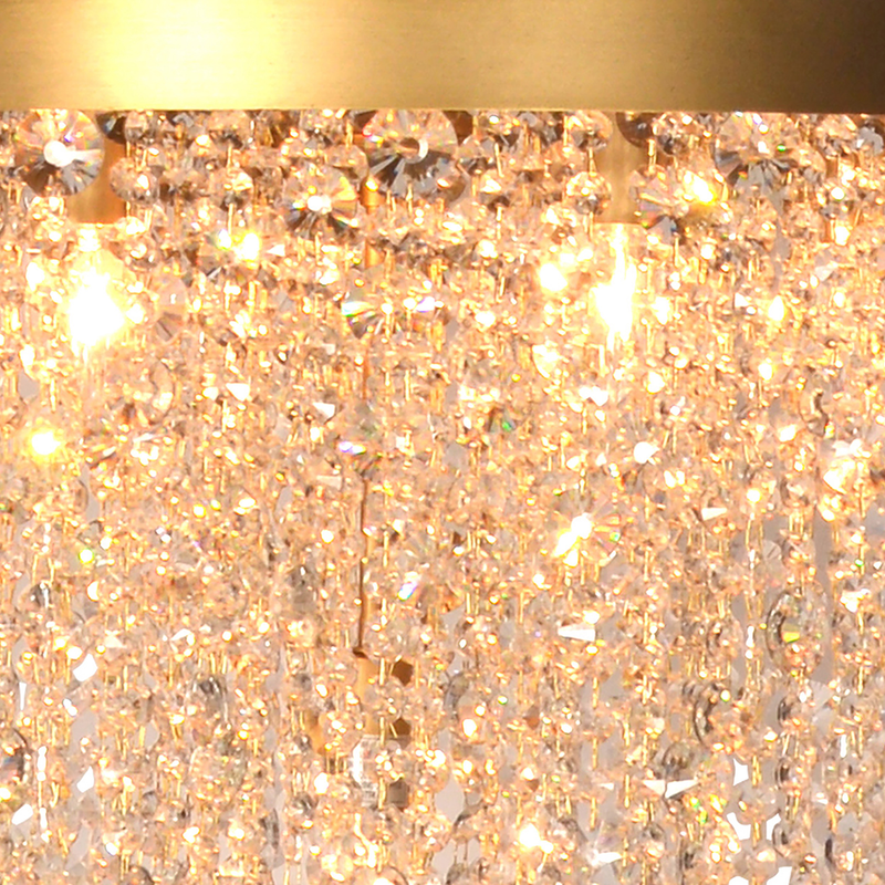 Eli Crystal Waterfall Chandelier