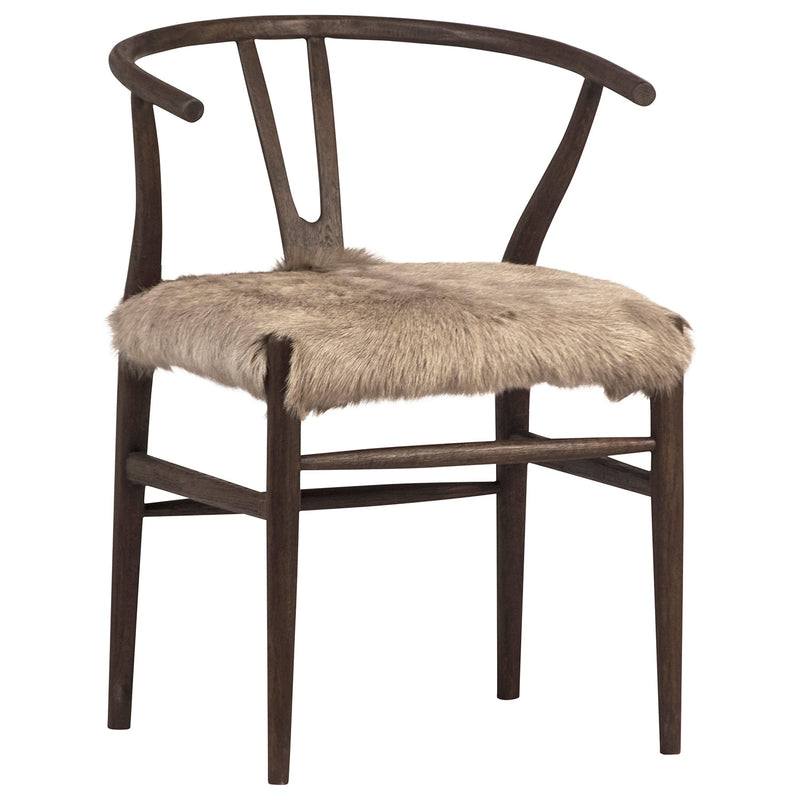 Kairo Goat Hide Dining Chair Set of 2