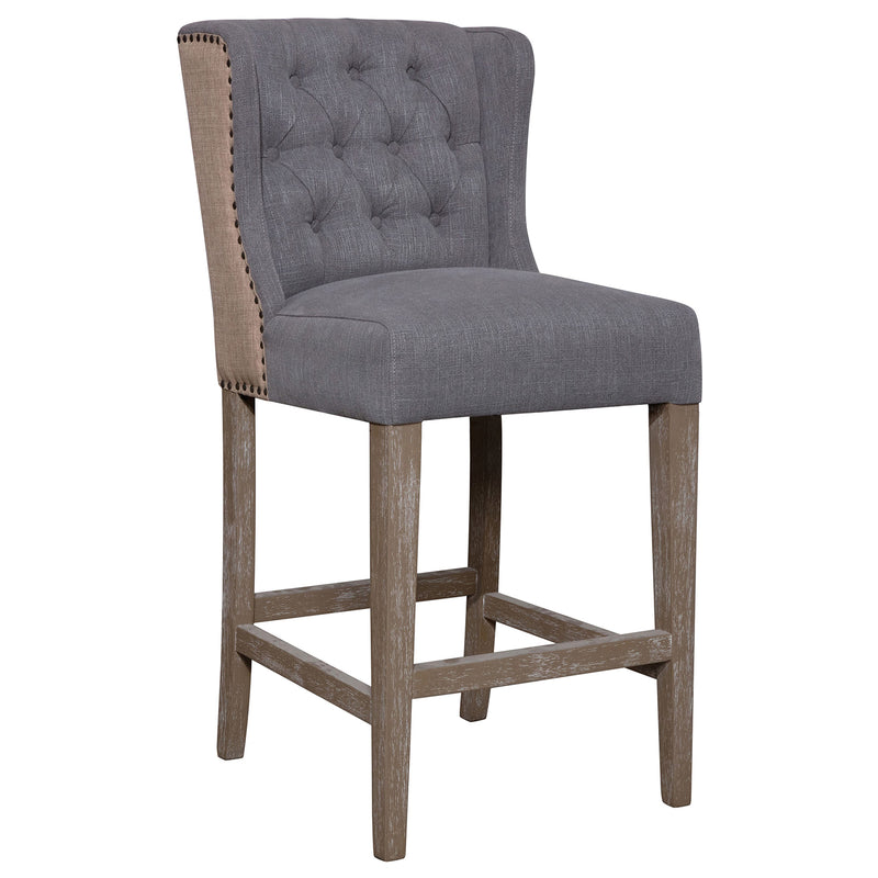 Abel Wingback Bar Stool Set of 2