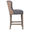 Abel Wingback Bar Stool Set of 2