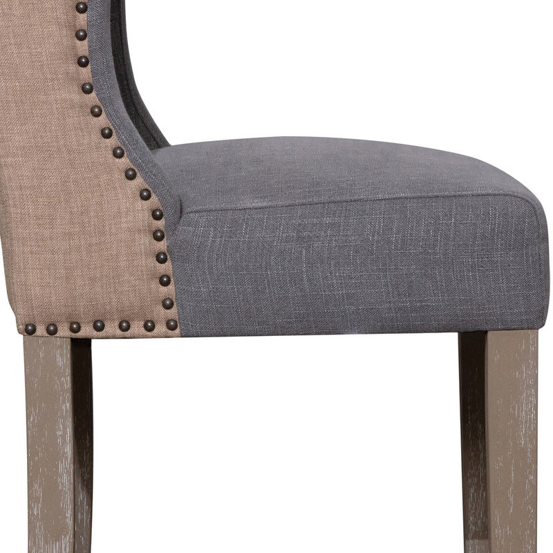 Abel Wingback Bar Stool Set of 2