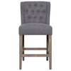 Abel Wingback Bar Stool Set of 2