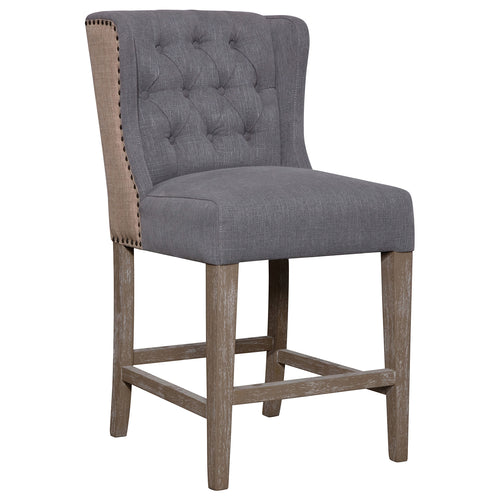 Abel Wingback Counter Stool Set of 2