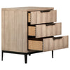 Emilia 3-Drawer Nightstand Set of 2