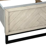 Vincent Harringbone Panel Bed