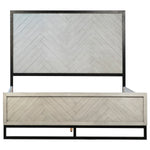 Vincent Harringbone Panel Bed