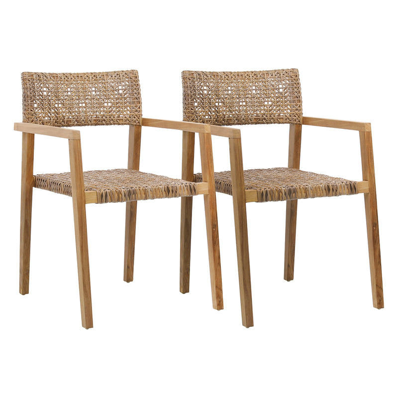 Chloe Outdoor Dining Chair Set of 2