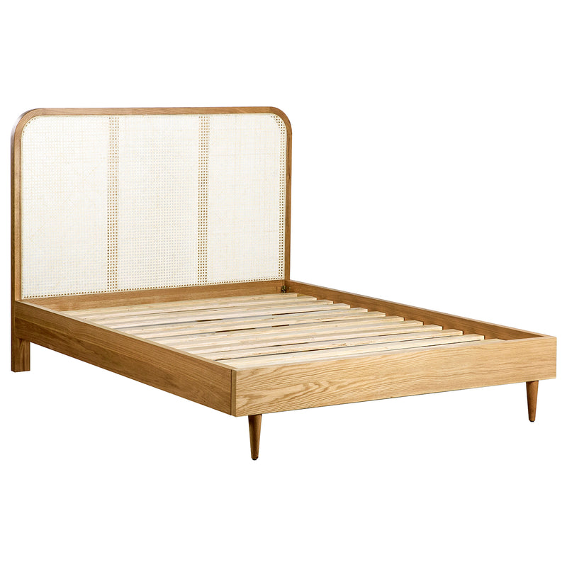 Albetha Cane Panel Bed