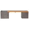 Ezra Outdoor Planter Bench