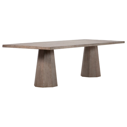 Xavier Rectangular Double Pedestal Dining Table