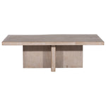 Landon Cross Base Rectangular Coffee Table