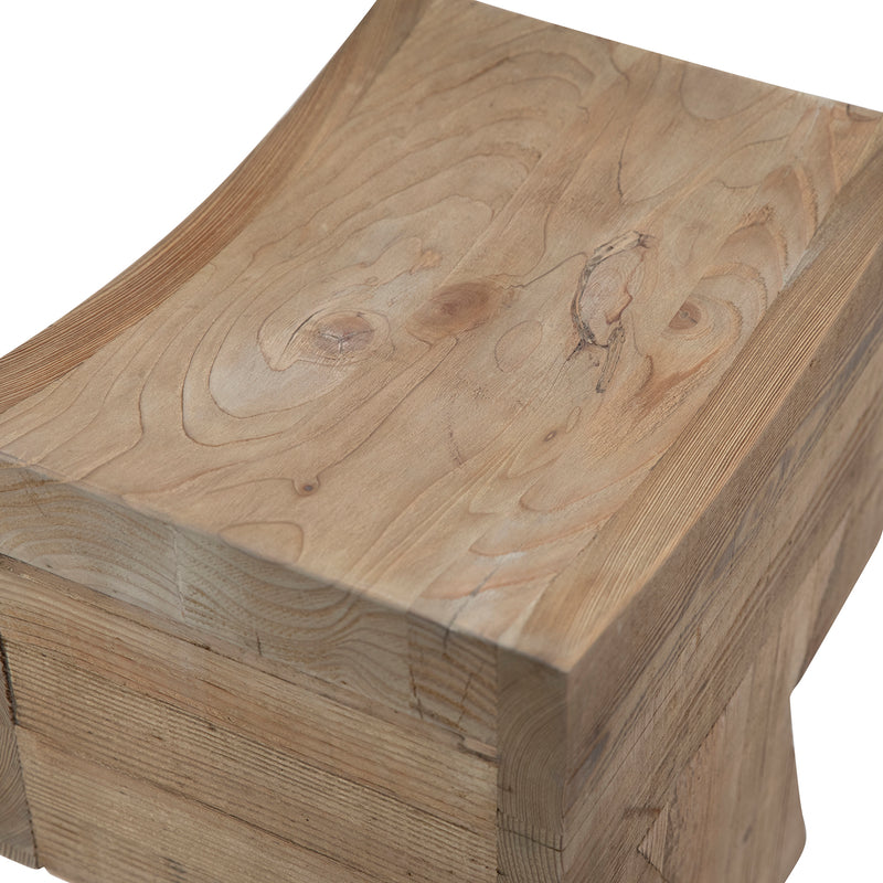 Rosalie Dovetail Block Stool