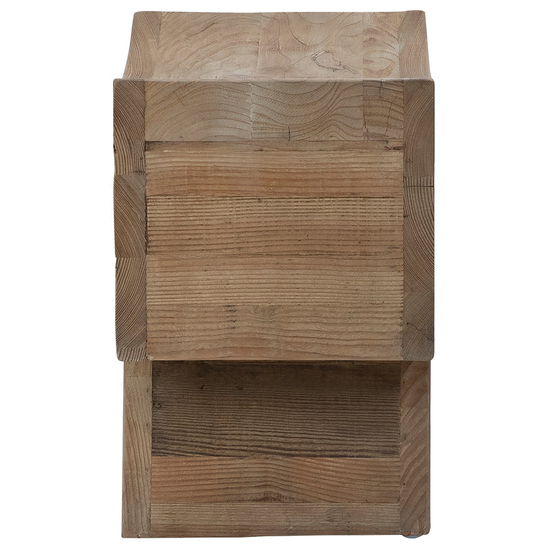 Rosalie Dovetail Block Stool