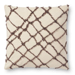 Loloi Strick Ivory/Black Throw Pillow Set of 2