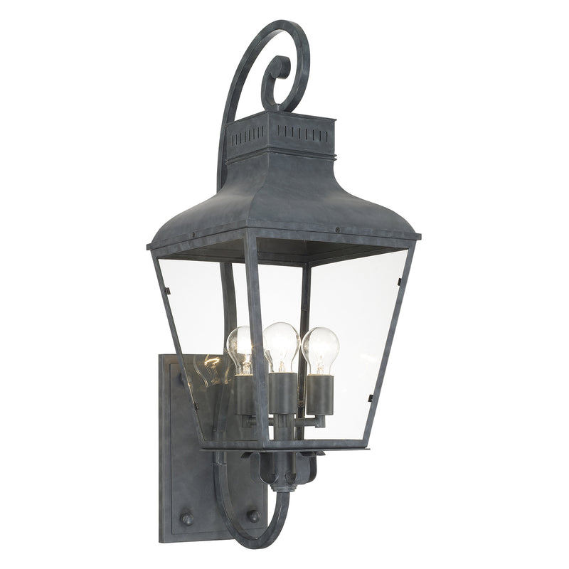 Crystorama Dumont 3-Light Outdoor Wall Sconce