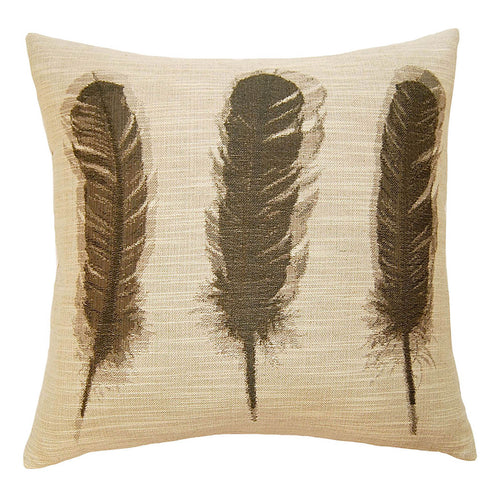 Square Feathers Dakota Feathers Throw Pillow