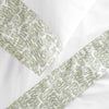 Peacock Alley Fern Cuff Percale Flat Sheet