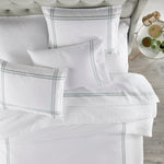 Peacock Alley Duo Striped Sateen Duvet Cover