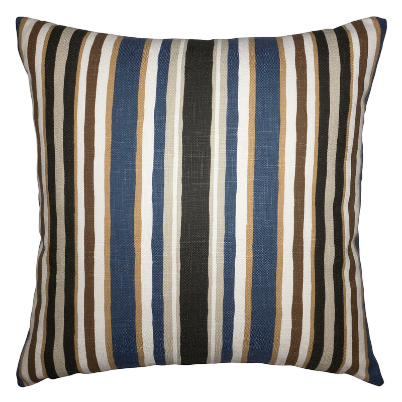 Square Feathers Dutch Stripe Throw Pillow