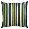 Square Feathers Dutch Stripe Throw Pillow