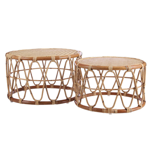 Kamea Rattan Side Table Set of 2