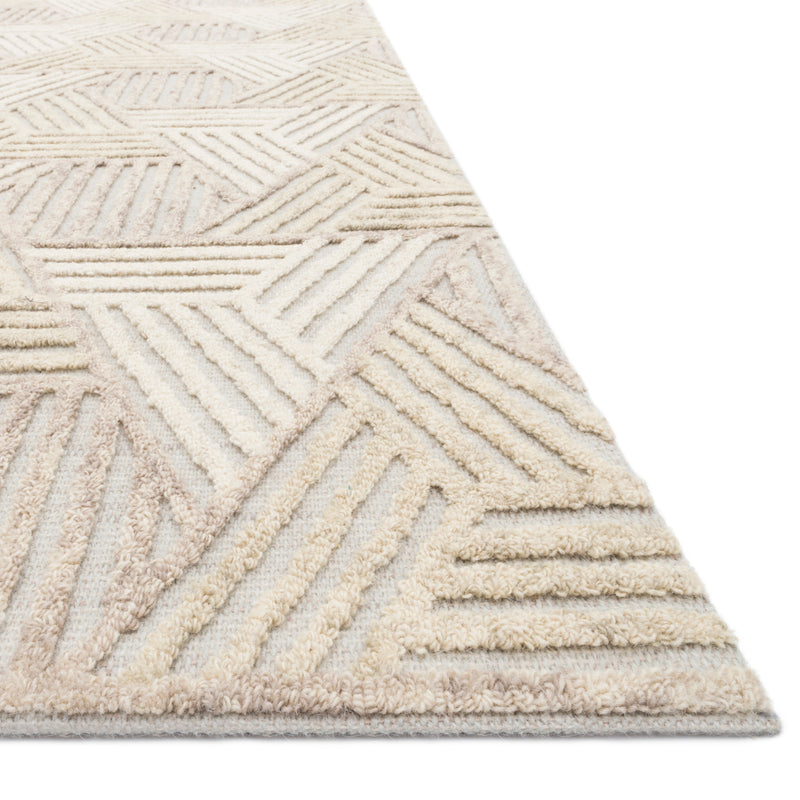 Loloi Ehren Oatmeal/Ivory Hand Tufted Rug