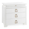 Villa and House Elina 3 Drawer Side Table