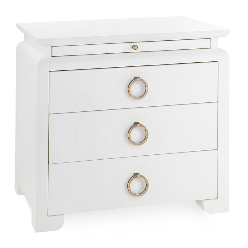 Villa and House Elina 3 Drawer Side Table