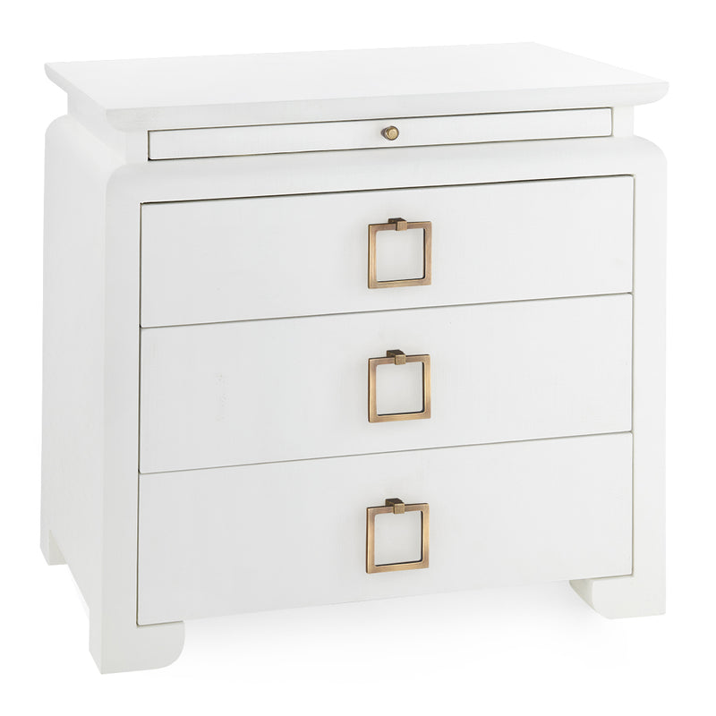 Villa and House Elina 3 Drawer Side Table