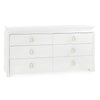 Villa and House Elina Extra Large 6 Drawer Dresser