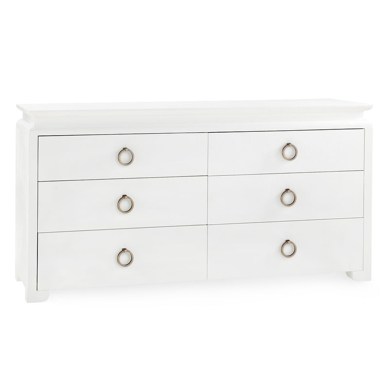 Villa and House Elina Extra Large 6 Drawer Dresser