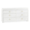 Villa and House Elina Extra Large 6 Drawer Dresser