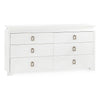 Villa and House Elina Extra Large 6 Drawer Dresser