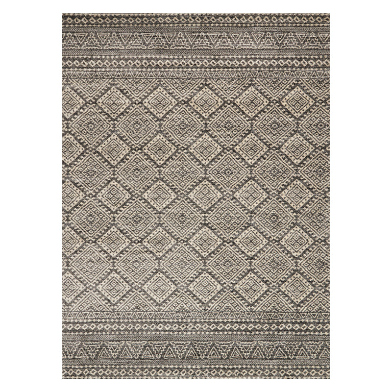 Loloi Emory Graphite/Ivory Power Loomed Rug