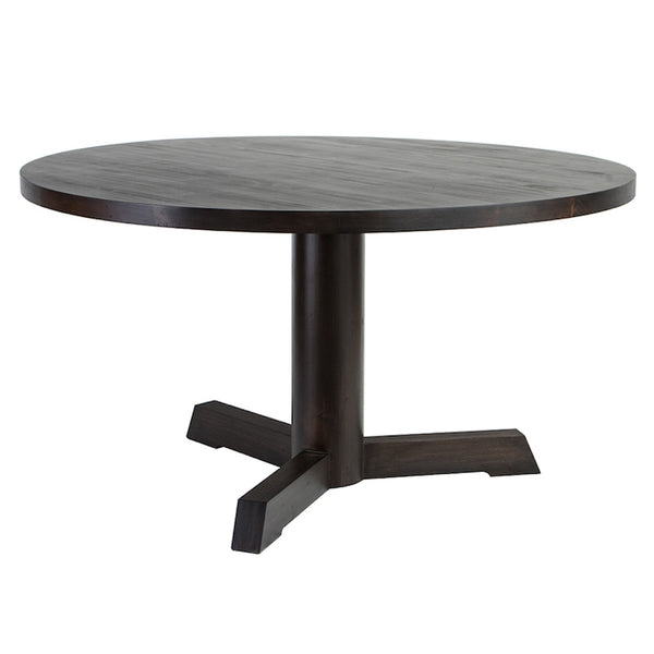 Redford House Edwin Round Dining Table – Paynes Gray