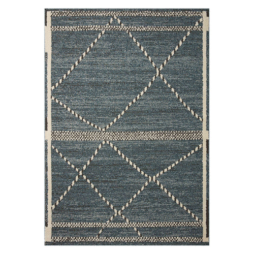 Loloi II Fabian Denim/Charcoal Power Loomed Rug